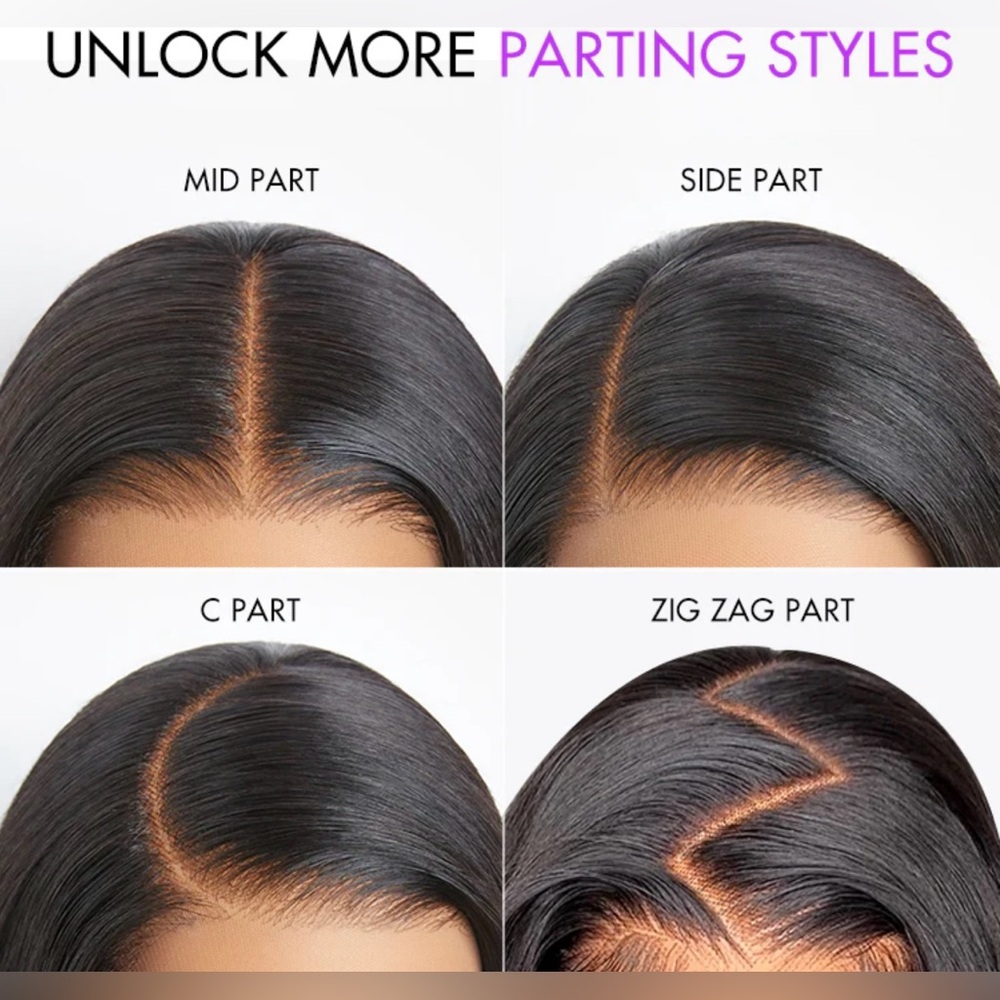 LUVME Gorgeous 5x5 Lace Glueless Loose Wave Dark Brown/Black Wig **NEW** - Picture 4 of 12